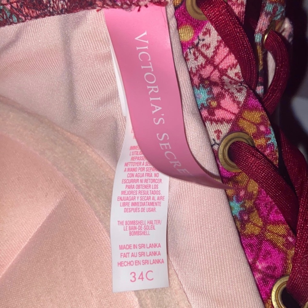 Victorias Secret Rare Bombshell Patchwork 34c Top… - image 8